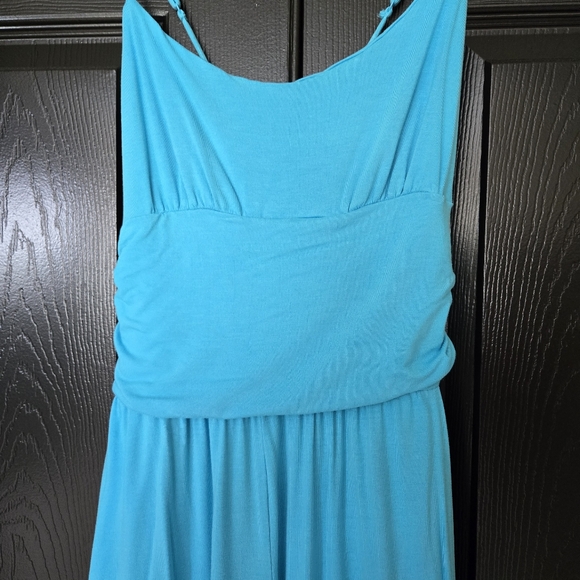 Venus Bright Blue Spagetti Strap Wide Leg Jumpsuit ~ Brand New - Picture 4 of 12